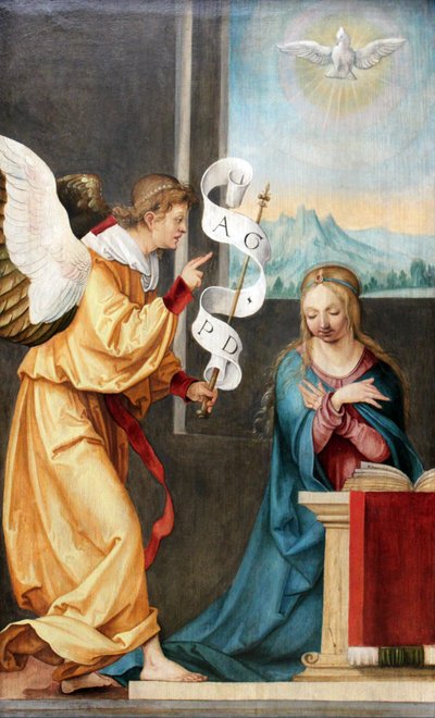 The Annunciation by Hans von Kulmbach